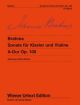 Sonata A Major Op.100: Violin & Piano (Wiener Urtext)