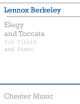 Elegy And Toccata: Op33 No 2-3: Violin & Piano (Chester)