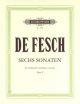 6 Sonatas: Op8: Cello (Peters)