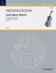 Song Without Words D Major Op.109:  Viola Or Cello & Piano (schott)