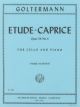 Etude Caprice Op54: Cello & Piano  (International)
