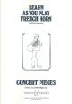 Learn As You Play French Horn: Piano Accompaniment
