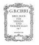 3 Duos For Violin And Violoncello Op1: Violin And Cello
