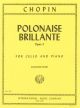 Polonaise Brilliante Op3: Cello & Piano  (International)