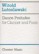 Dance Preludes: Clarinet & Piano (Chester)