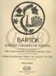 3 Folksongs From The County Of Csik: Clarinet & Piano