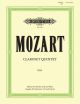 Clarinet Quintet Kv581 Bb Clarinet & Piano (Peters)