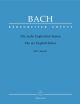 6 English Suites: Piano  (Barenreiter)