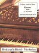 Fantasy : D Minor:  Kv397: Piano  (Breitkopf)