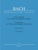 6 Sonatas Vol.1 Bwv1014-1019: Violin & Piano (Barenreiter)