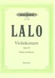 Concerto: Op20: Violin And Piano (Peters)