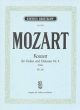 Concerto D Major No.4 Kv218: Violin and Piano (Breitkopf)