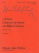 2 Sonatas: Bwv1021 And1023: Violin & Piano  (Wiener Urtext)