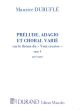 Prelude Adagio Et Choral Varie Op4: Organ (Durand)