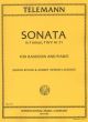 Sonata In F Minor: Bassoon & Piano (International)
