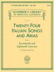 Twenty-Four Italian Songs & Arias Of The 17/18th Centuries - Medium-High Voice