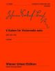 6 Cello Suites Bwv1007-1012: Cello Solo (Weiner Urtext)
