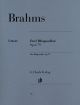 2 Rhapsodies Op.79: Piano  (Henle)