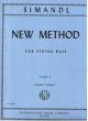 New Method Part 1: Double Bass: Tutor (simandl)