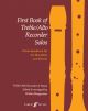 First Book Of Treble Recorder Solos: Recorder and Piano (Bergman)