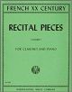 Recital Pieces 1: French 20th Century: Clarinet & Piano (International)