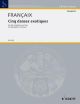 Cinq Dances Exotiques Et Saxophone & Piano: Alto Sax & Piano (Schott)