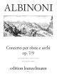 Oboe Concerto Op.7/9: Oboe & Piano  (Kunzelmann)