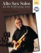 Alto Saxophone Solos For The Performing Artist: Alto Sax Book & CD
