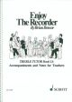 Enjoy The Recorder: Book 1a: Treble Recorder: Teachers Book