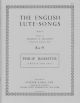Book Of Ayres: Vocal Solo Song