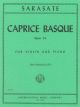 Caprice Basque: Op24: Violin and Piano