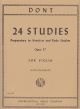 24 Studies Op.37: Violin Solo (International)