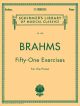 51 Exercises Piano (Schirmer)