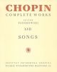 Songs Complete Works: Voice And Piano (Paderewski)
