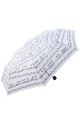 Music Notes Umbrella - Singing In The Rain - White