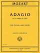 Adagio: Eb Major: K287: Violin and Piano