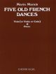 5 Old French Dances: Viola and Piano (Or Violin Or Cello)