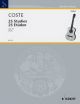 25 Studies: 25 Etudes: Guitar