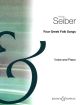 4 Greek Folksongs: Vocal (Archive Copy)