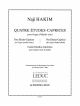 4 Etudes Caprices: Organ (Leduc)