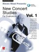 New Concert Studies 1  Baritone/Euphonium TC: Book & Audio (Mead)