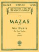 6 Duets Op39 Book 1 & 2 Violins