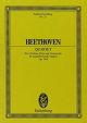 String Quartet: Bb Major Op18: 6: Miniature Score