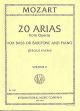 20 Arias Vol.2: Bass Or Baritone Vocal (International)