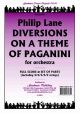 Diversions On A Theme Of Paganini Orchestra Score And Parts