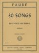 30 Songs: Vocal: Medium Voice & Piano