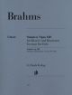 Sonatas For Clarinet Op.120 1 & 2 Arranged for Viola & Piano (Henle)