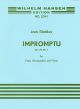 Impromptu: Op78 No1: Violin and Piano