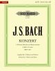 Concerto D Minor Bwv1043: 2 Violins & Piano (Peters)