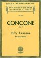 50 Lessons Op.9: Low Voice Vocal (Schirmer)